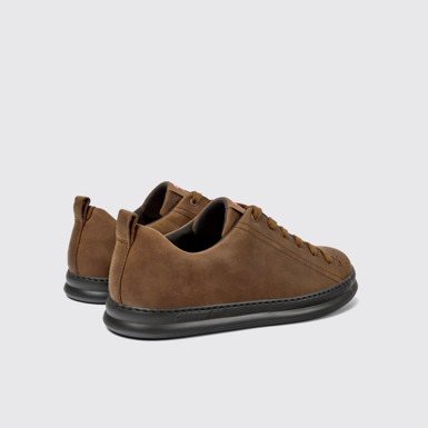 Runner Sneakers marrones de piel para hombre