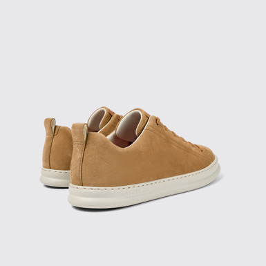 Runner Sneaker de nobuk marrón para hombre