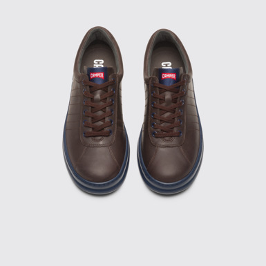 Overhead view of Runner Brown Sneakers for Men