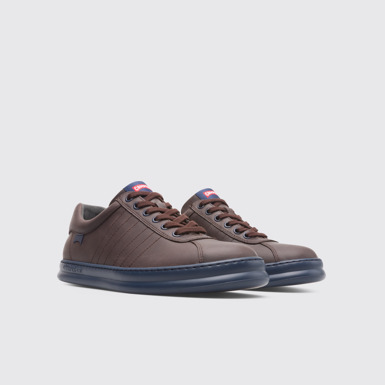 Front view of Runner Brown Sneakers for Men