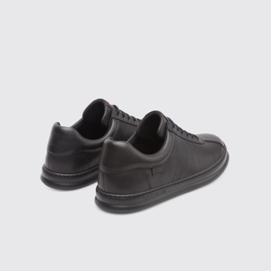 Back view of Runner Black Sneakers for Men