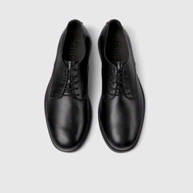 Overhead view of Truman Black Formal Shoes for Men