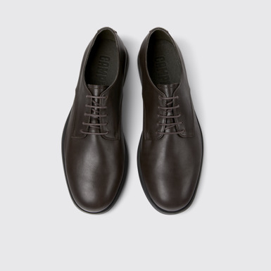 Overhead view of Truman Brown Formal Shoes for Men