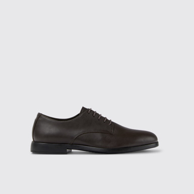 Side view of Truman Brown Formal Shoes for Men
