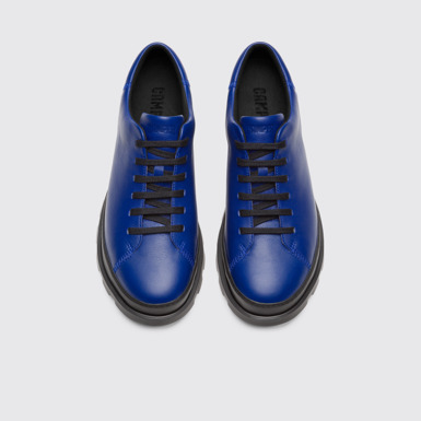 Overhead view of Brutus Blue Formal Shoes for Men
