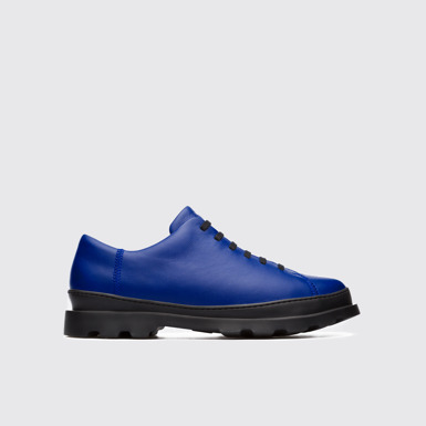 Side view of Brutus Blue Formal Shoes for Men