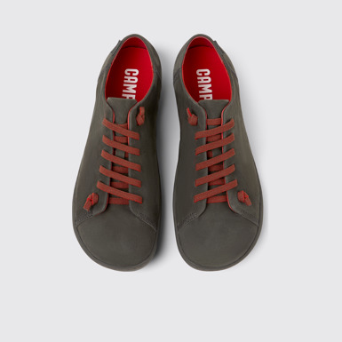 Peu Zapatos grises de piel para hombre