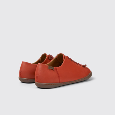 Back view of Peu Red leather shoes for men