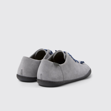 Back view of Peu Gray Nubuck Men's Shoes.