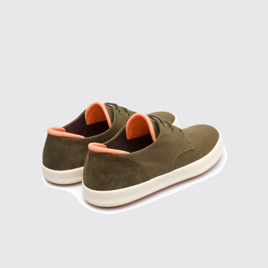 Back view of Chasis Green Casual Shoes for Men