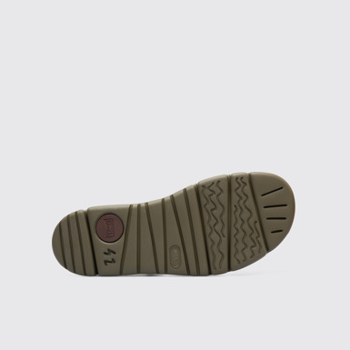 The sole of Oruga Brown Sandals for Men