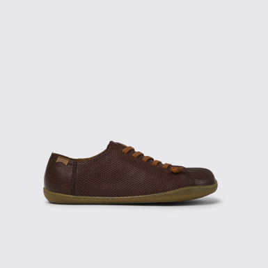 Side view of Peu Brown shoe for men