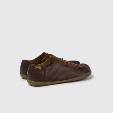 Back view of Peu Brown shoe for men