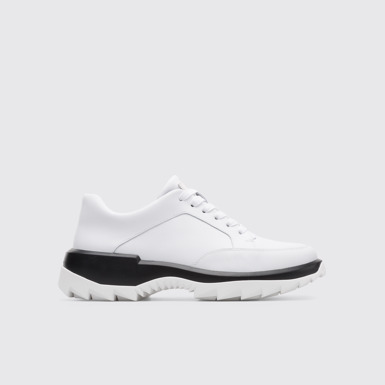 Side view of Helix White Sneakers for Men