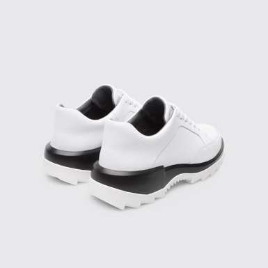 Back view of Helix White Sneakers for Men