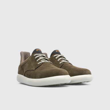 Front view of Capsule Green Sneakers for Men