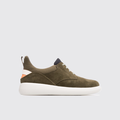 Side view of Capsule Green Sneakers for Men