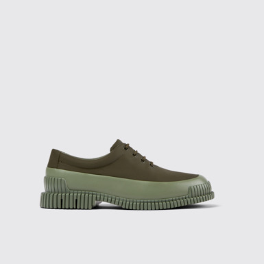 Side view of Pix Green shoes for men