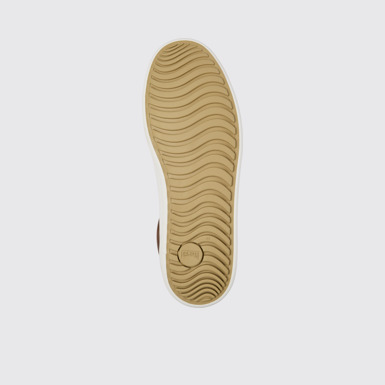 The sole of Chasis Sport Brown Leather Shoes for Men.