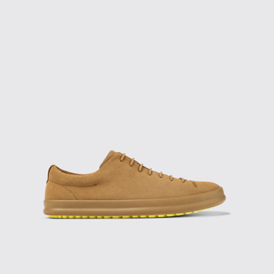 Side view of Chasis Brown Nubuck Basket for Men