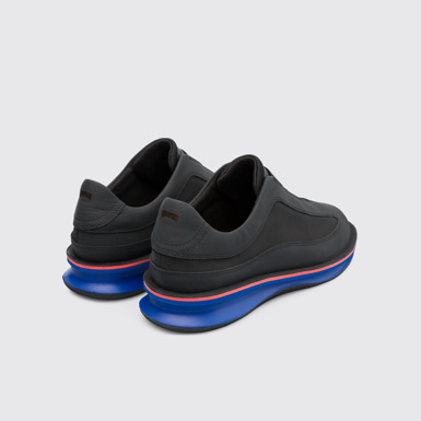 Back view of Rolling Black Sneakers for Men