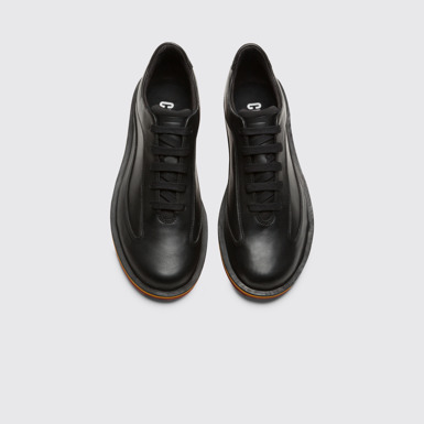 Overhead view of Rolling Men's black sneaker