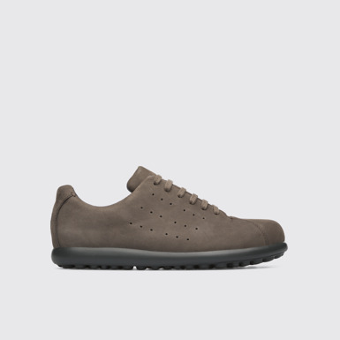 Side view of Pelotas XLite Brown Gray Sneakers for Men