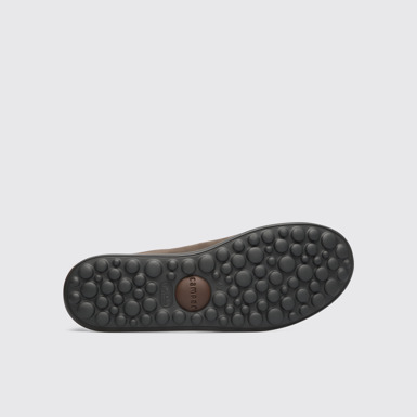 The sole of Pelotas XLite Brown Gray Sneakers for Men