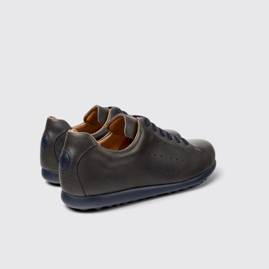 Pelotas XLite Chaussures en cuir gris foncé pour homme
