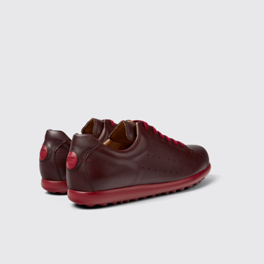 Back view of Pelotas XLite Burgundy leather shoes for men