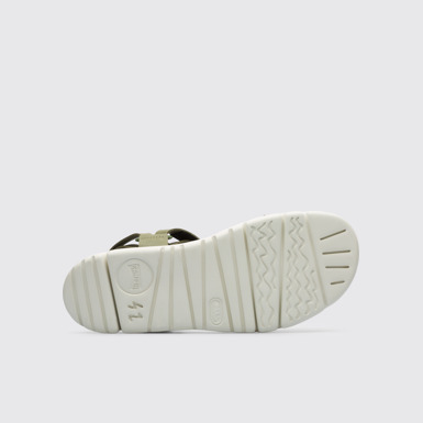 The sole of Oruga Sandal for men in green