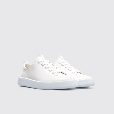 Front view of Courb White Sneakers for Men