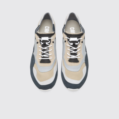Overhead view of Nothing Men’s multi-colored sneaker