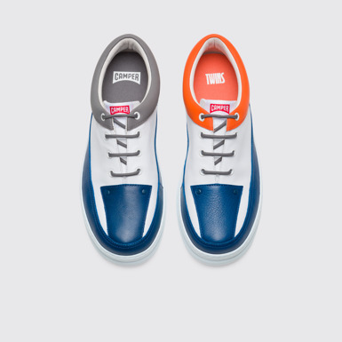 Overhead view of Twins Multicolor Sneakers for Men