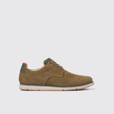 Side view of Smith Brown Formal Shoes for Men