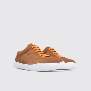 Front view of Peu Touring Brown Sneakers for Men