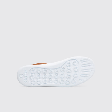 The sole of Peu Touring Brown Sneakers for Men