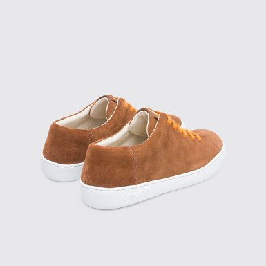 Back view of Peu Touring Brown Sneakers for Men