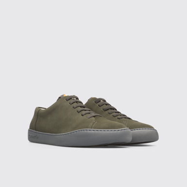 Front view of Peu Touring Green Sneakers for Men