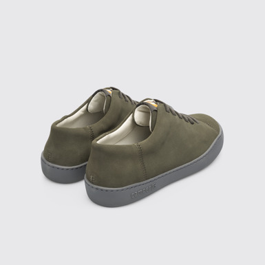 Back view of Peu Touring Green Sneakers for Men