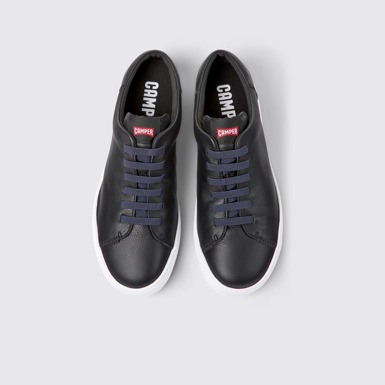 Overhead view of Peu Touring Black Sneakers for Men