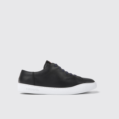 Side view of Peu Touring Black Sneakers for Men