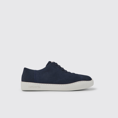 Side view of Peu Touring Blue sneaker for men