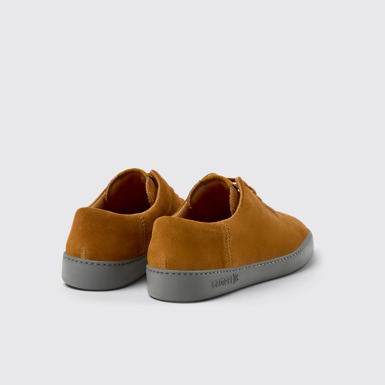 Back view of Peu Touring Brown Nubuck Men's Sneakers.