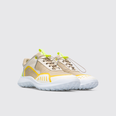 Front view of CRCLR Men’s cream sneaker