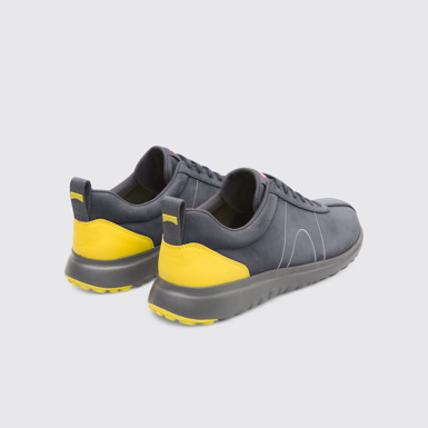 Back view of Canica Grey Sneakers for Men