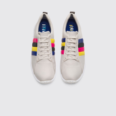 Overhead view of Twins Beige Sneakers for Men