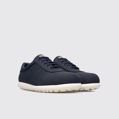 Front view of Ecoalf Blue Sneakers for Men