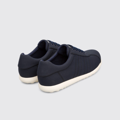 Back view of Ecoalf Blue Sneakers for Men