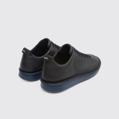 Back view of Formiga Black Casual Shoes for Men